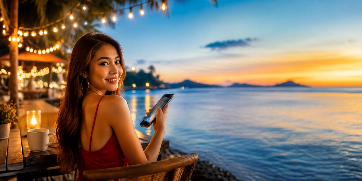 Pengguna mengakses platform taruhan sukan di Langkawi menggunakan telefon pintar
