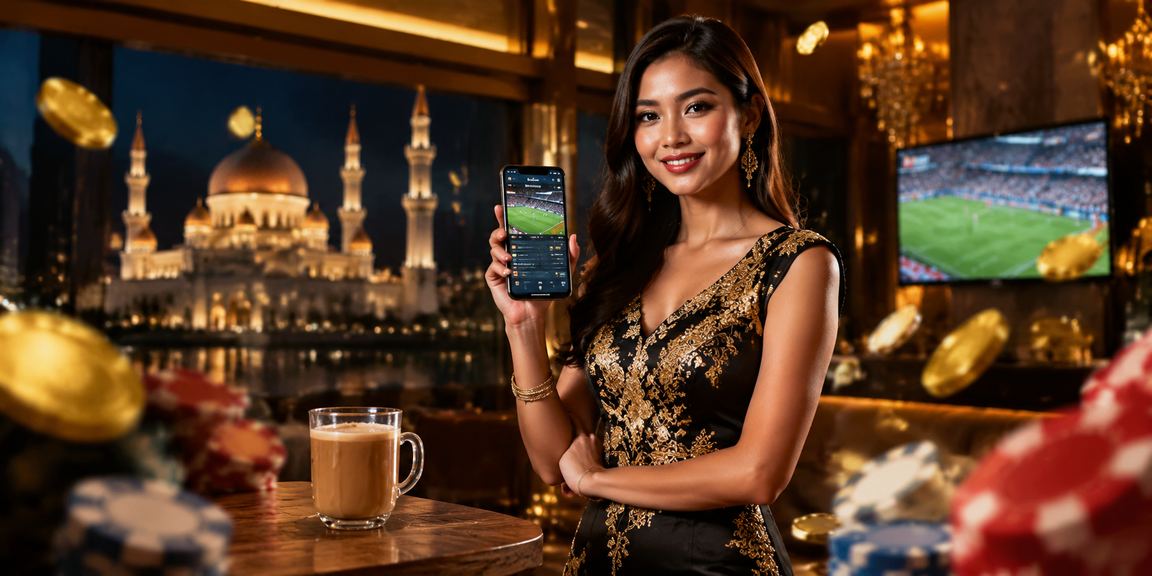 Pemain mengakses kasino mudah alih di Putrajaya pada telefon pintar